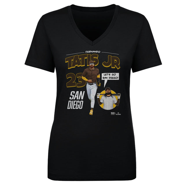 Fernando Tatis Jr. Women's V-Neck T-Shirt | 500 LEVEL