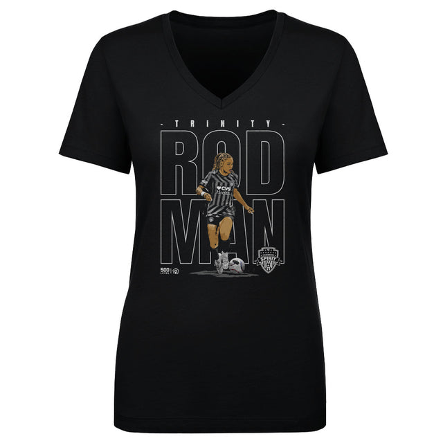 Trinity Rodman Women's V-Neck T-Shirt | 500 LEVEL