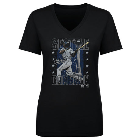 Mike Cameron Women's V-Neck T-Shirt | 500 LEVEL