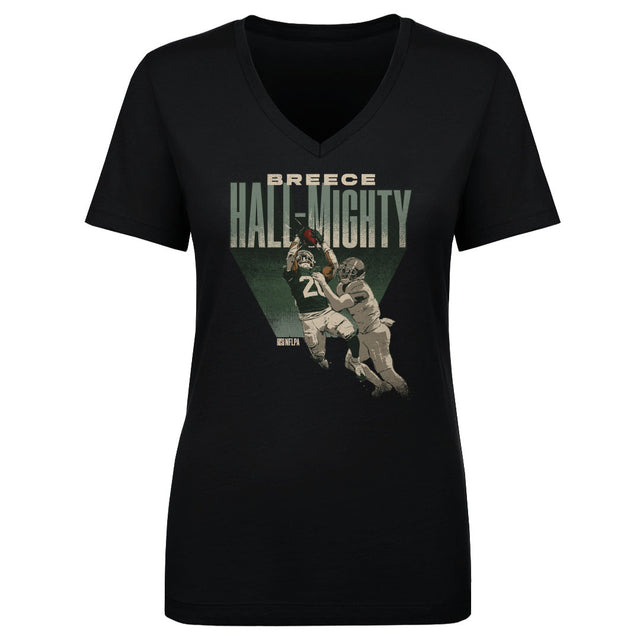 Breece Hall Women's V-Neck T-Shirt | 500 LEVEL