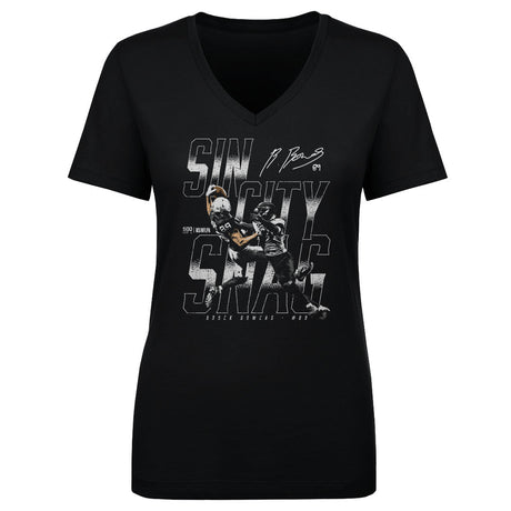 Brock Bowers Women's V-Neck T-Shirt | 500 LEVEL