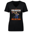Jalen Brunson Women's V-Neck T-Shirt | 500 LEVEL