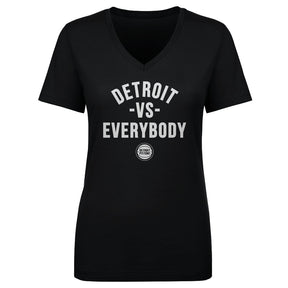 Detroit Pistons Women's V-Neck T-Shirt | 500 LEVEL