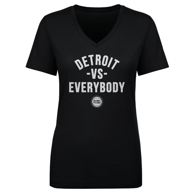 Detroit Pistons Women's V-Neck T-Shirt | 500 LEVEL
