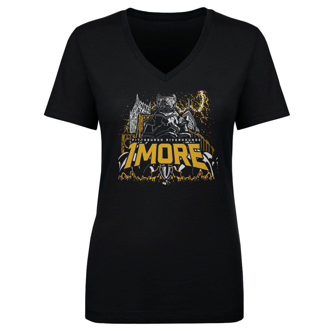 Pittsburgh Riverhounds SC Women's V-Neck T-Shirt | 500 LEVEL