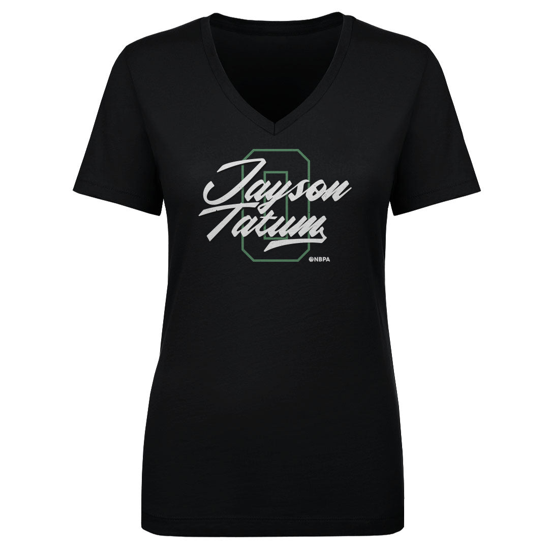 Jayson Tatum Women's V-Neck T-Shirt | 500 LEVEL