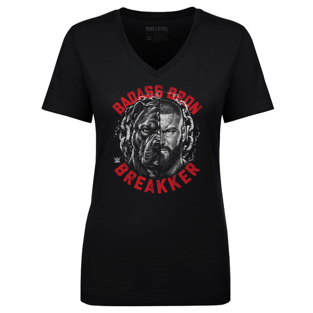 Bron Breakker Women's V-Neck T-Shirt | 500 LEVEL