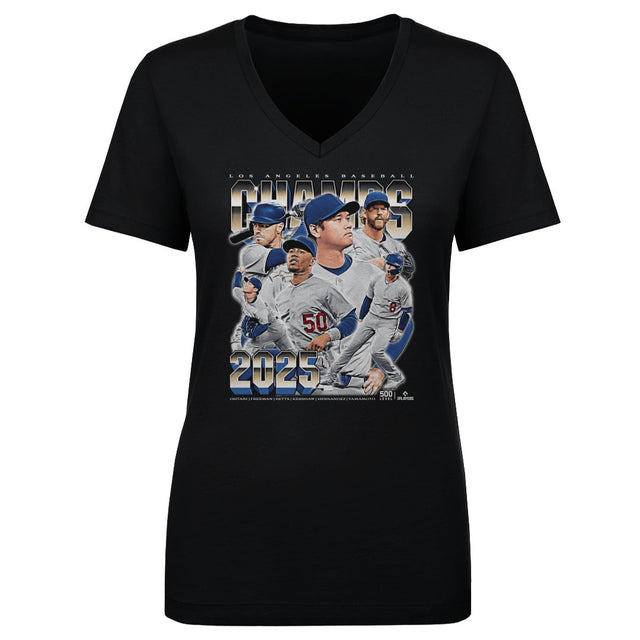 Los Angeles Baseball Women's V-Neck T-Shirt | 500 LEVEL