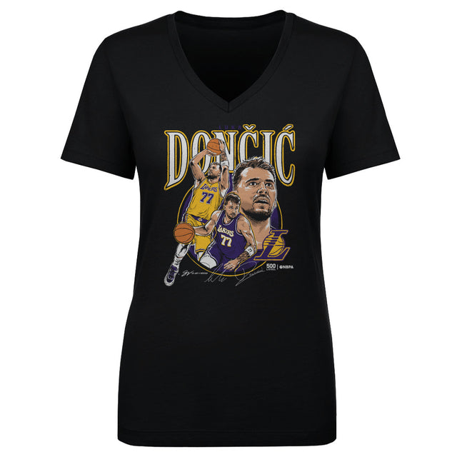 Luka Doncic Women's V-Neck T-Shirt | 500 LEVEL