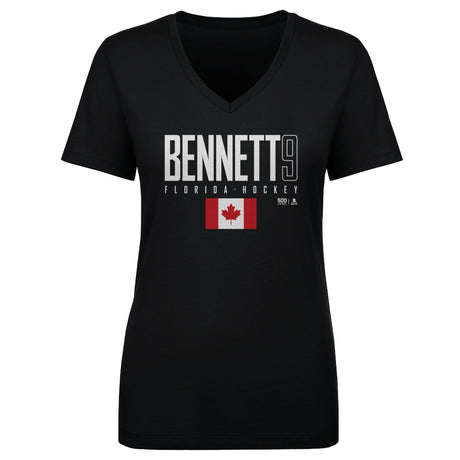 Sam Bennett Women's V-Neck T-Shirt | 500 LEVEL