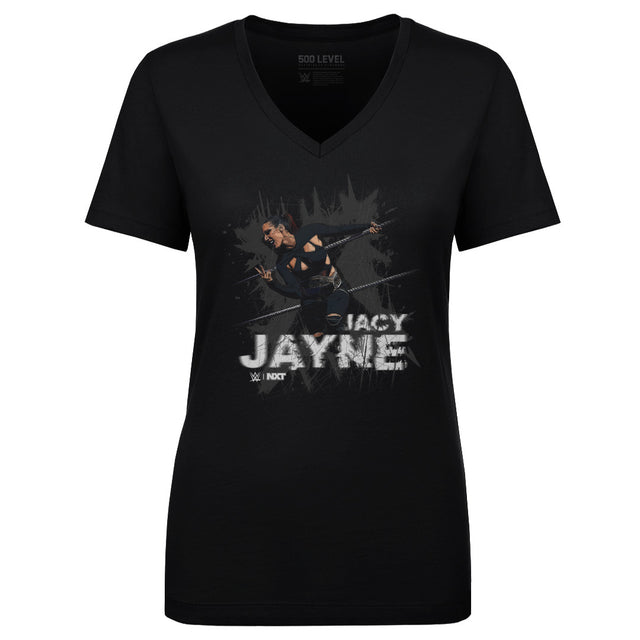 Jacy Jayne Women's V-Neck T-Shirt | 500 LEVEL