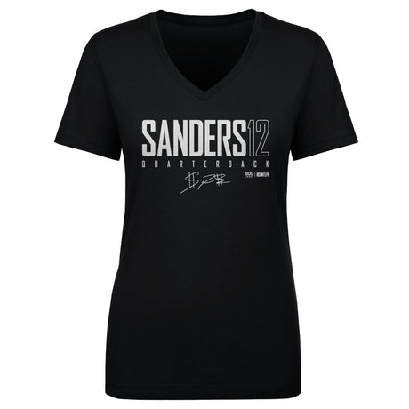 Shedeur Sanders Women's V-Neck T-Shirt | 500 LEVEL