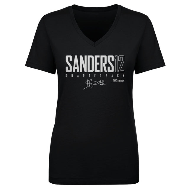 Shedeur Sanders Women's V-Neck T-Shirt | 500 LEVEL