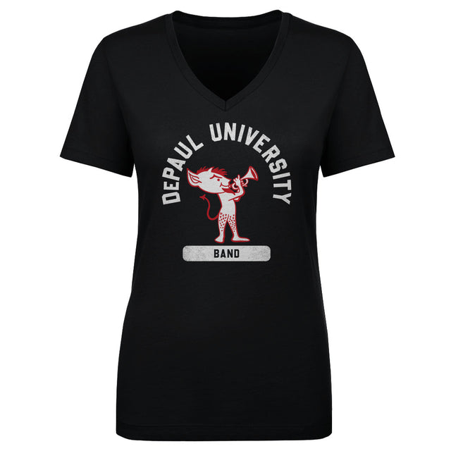DePaul Blue Demons Women's V-Neck T-Shirt | 500 LEVEL