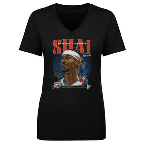 Shai Gilgeous-Alexander Women's V-Neck T-Shirt | 500 LEVEL