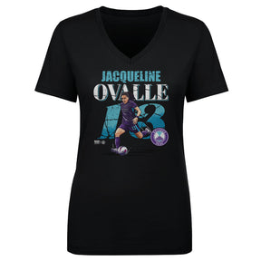Lizbeth Ovalle Women's V-Neck T-Shirt | 500 LEVEL