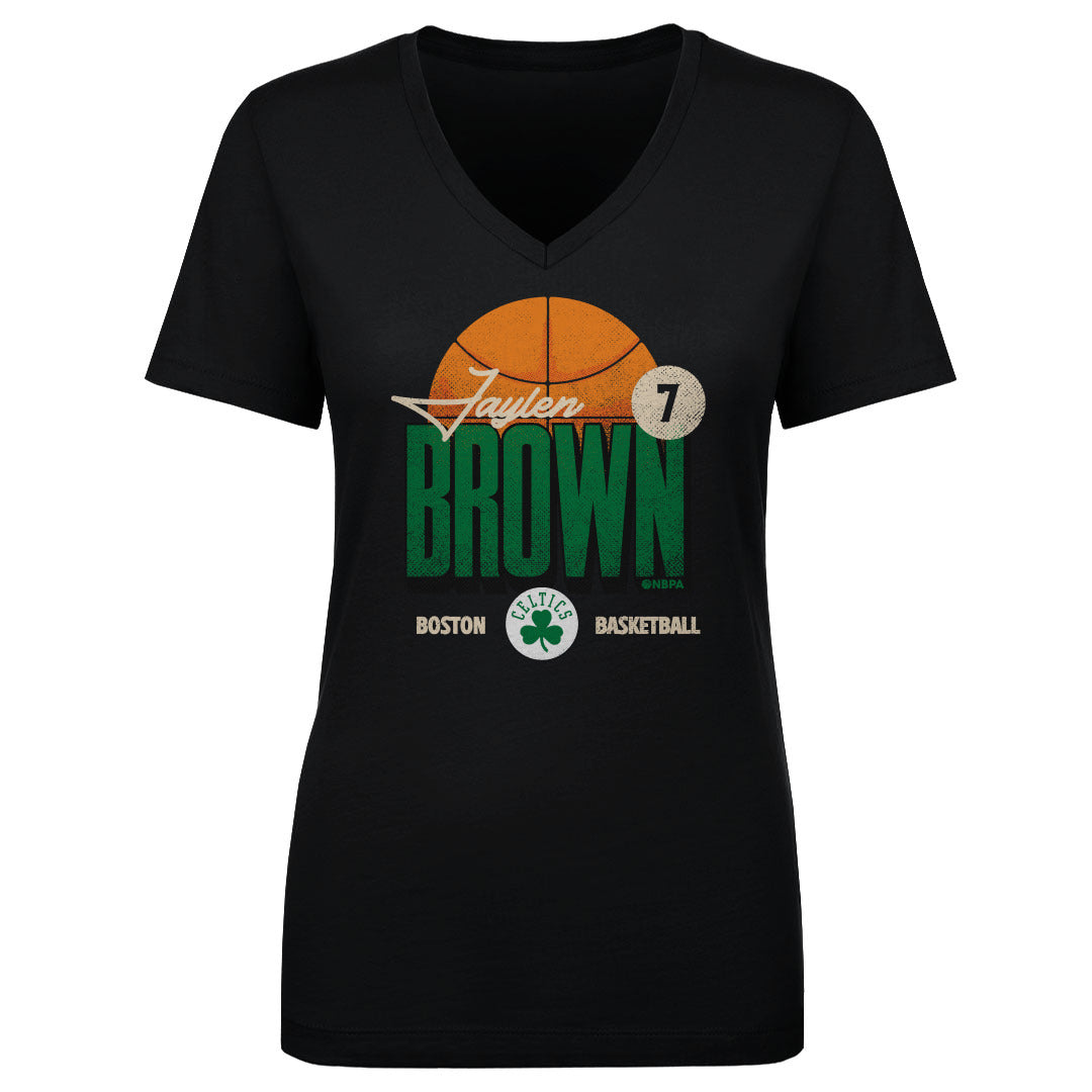 Jaylen Brown Women&#39;s V-Neck T-Shirt | 500 LEVEL
