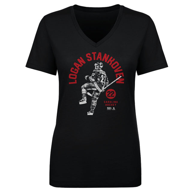 Logan Stankoven Women's V-Neck T-Shirt | 500 LEVEL