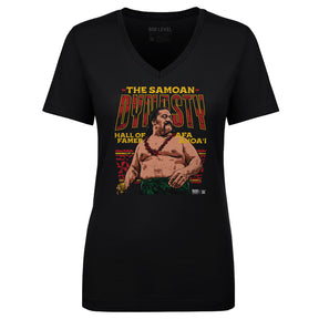 Afa Anoa'i Women's V-Neck T-Shirt | 500 LEVEL