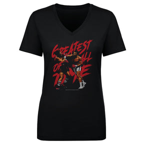 Muhammad Ali Women's V-Neck T-Shirt | 500 LEVEL