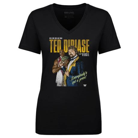 Ted DiBiase Women's V-Neck T-Shirt | 500 LEVEL