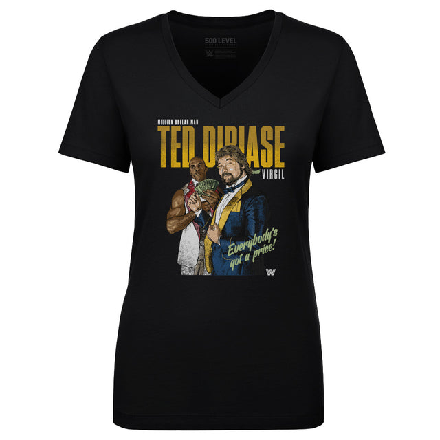 Ted DiBiase Women's V-Neck T-Shirt | 500 LEVEL