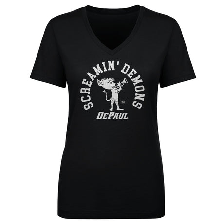 DePaul Blue Demons Women's V-Neck T-Shirt | 500 LEVEL