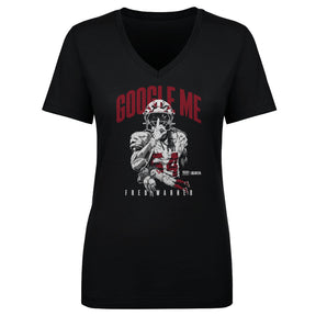 Fred Warner Women's V-Neck T-Shirt | 500 LEVEL