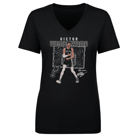 Victor Wembanyama Women's V-Neck T-Shirt | 500 LEVEL