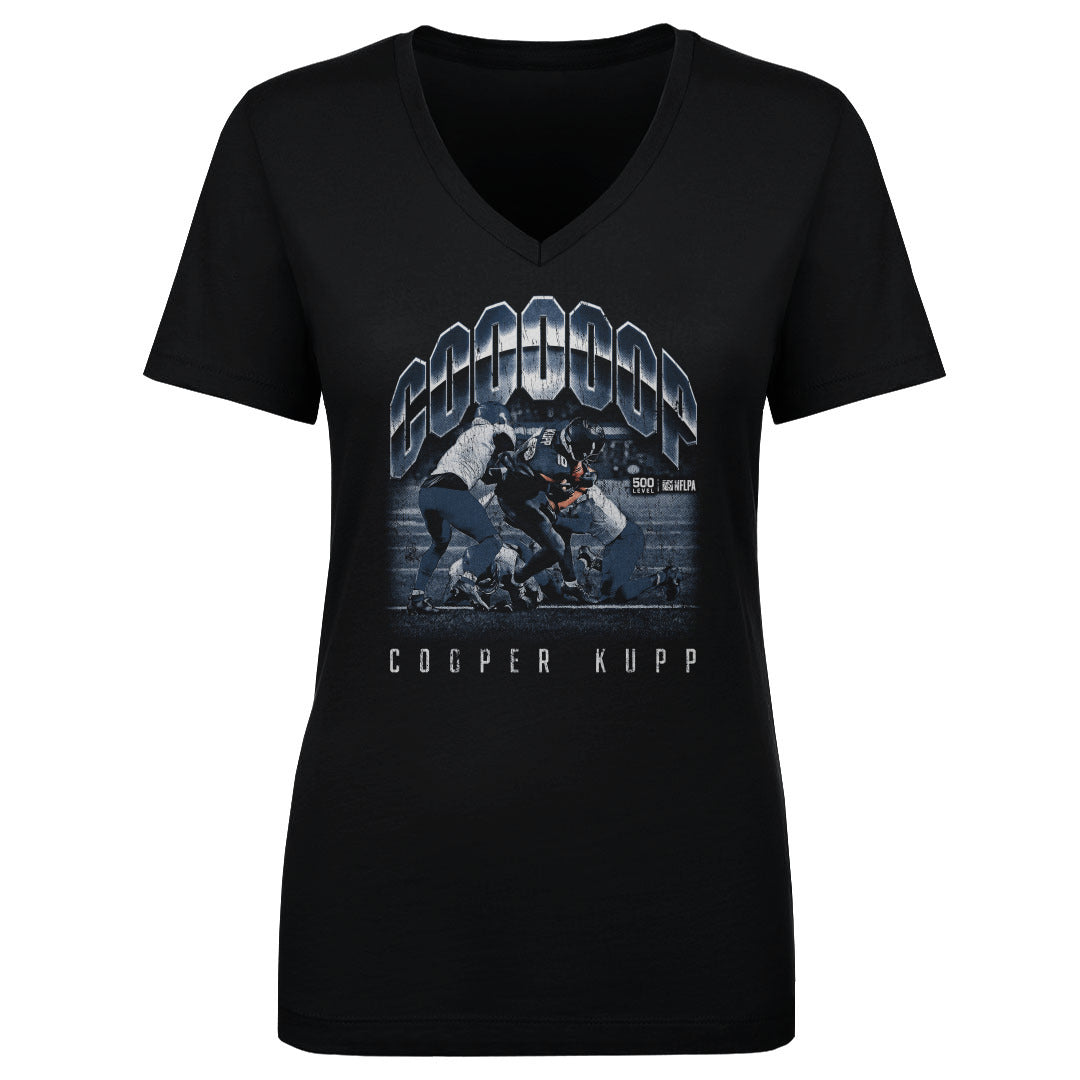 Cooper Kupp Women's V-Neck T-Shirt | 500 LEVEL