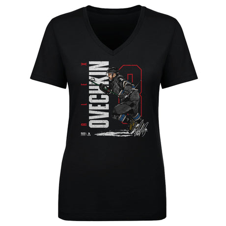 Alex Ovechkin Women's V-Neck T-Shirt | 500 LEVEL