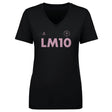 Lionel Messi Women's V-Neck T-Shirt | 500 LEVEL