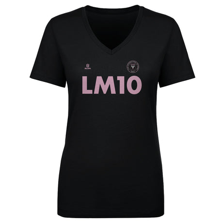 Lionel Messi Women's V-Neck T-Shirt | 500 LEVEL
