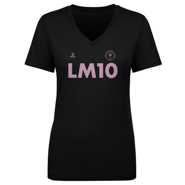Lionel Messi Women's V-Neck T-Shirt | 500 LEVEL