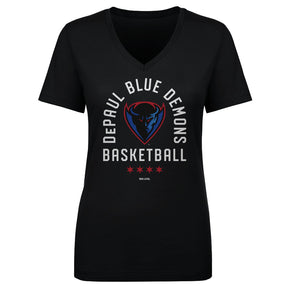 DePaul Blue Demons Women's V-Neck T-Shirt | 500 LEVEL