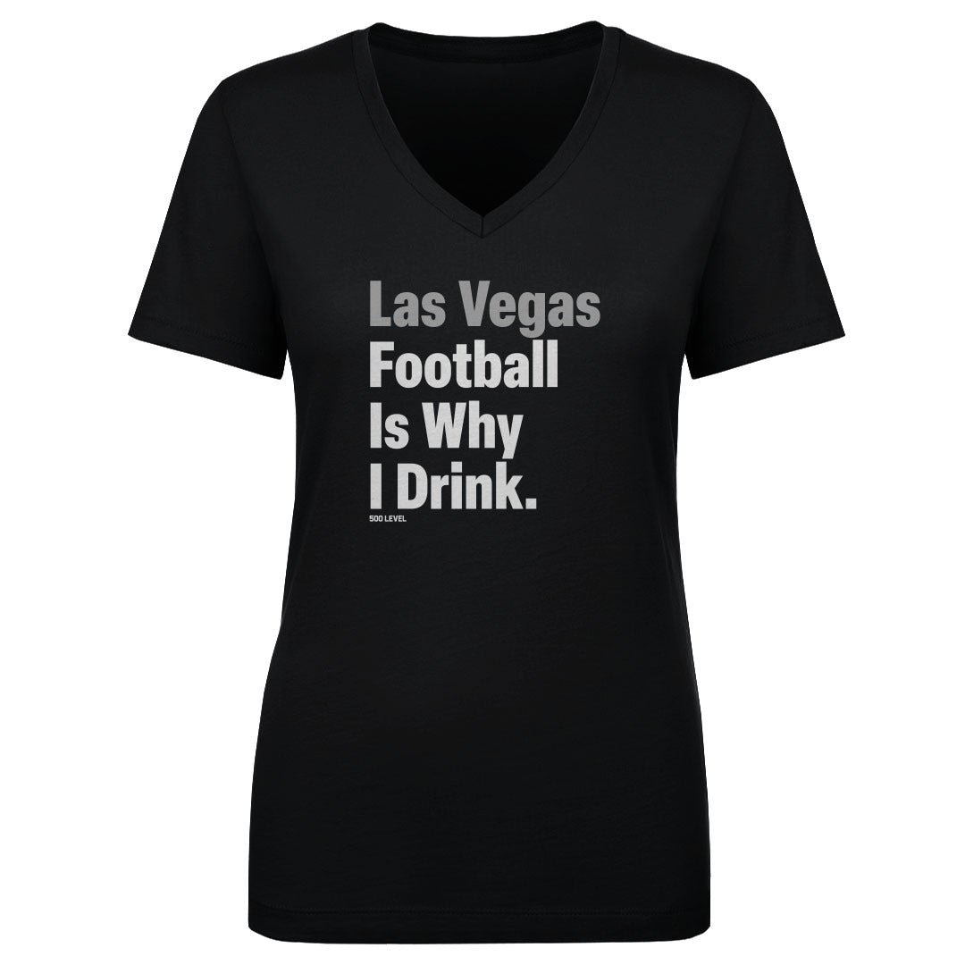 Las Vegas Football Women's V-Neck T-Shirt | 500 LEVEL
