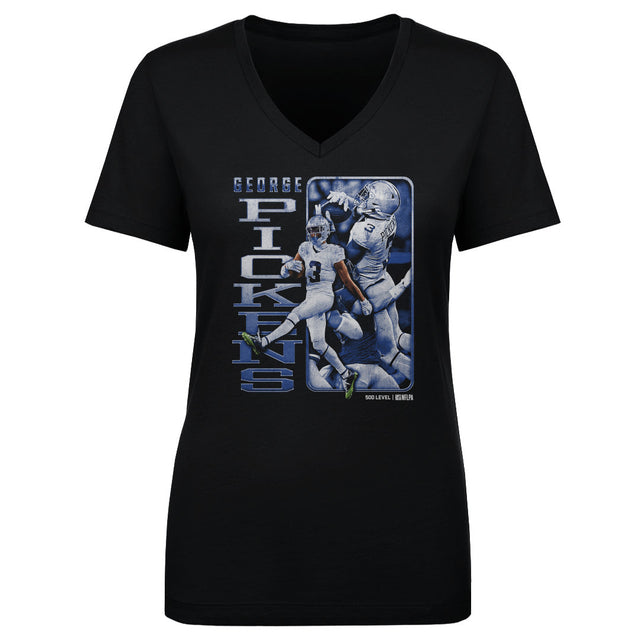 George Pickens Women's V-Neck T-Shirt | 500 LEVEL
