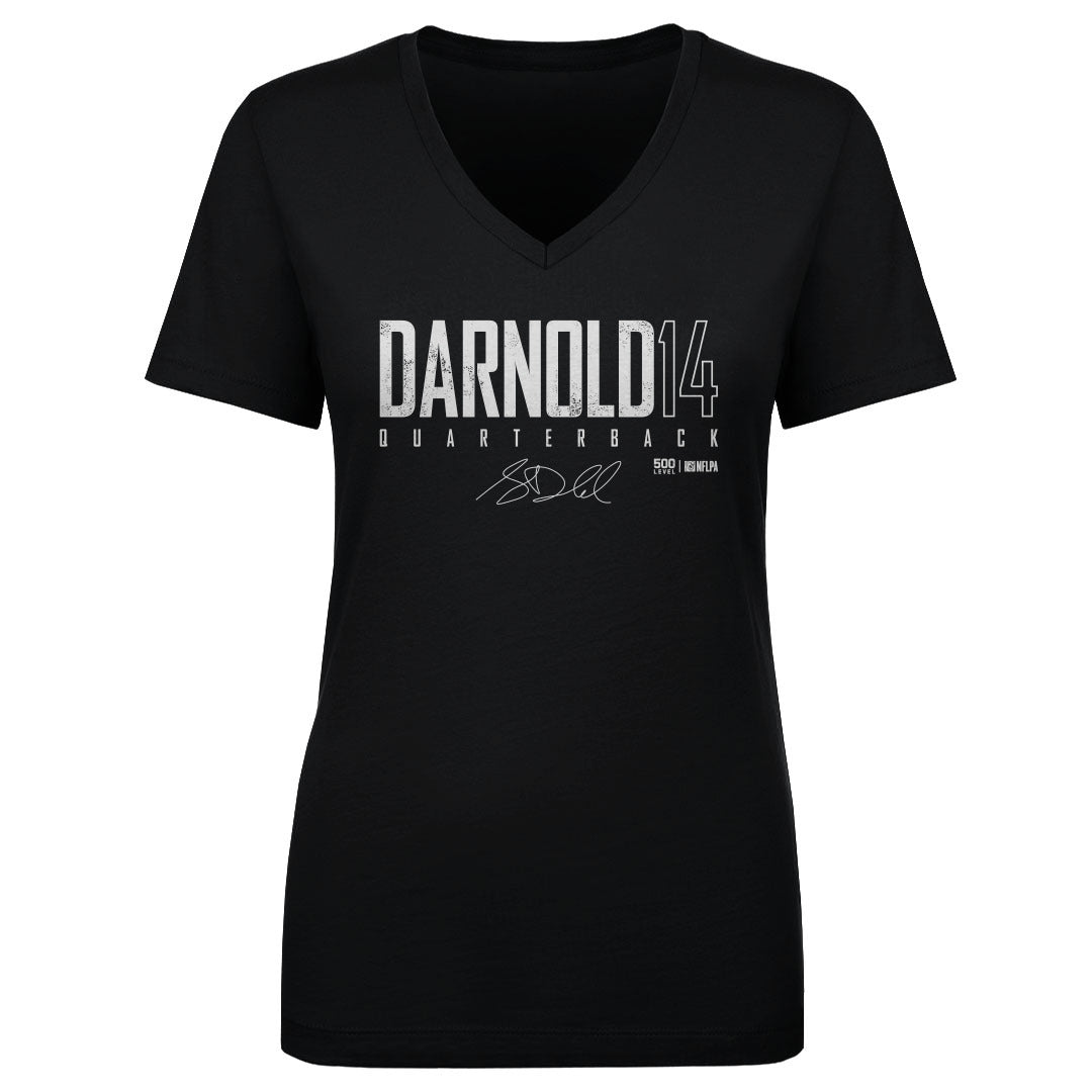 Sam Darnold Women's V-Neck T-Shirt | 500 LEVEL