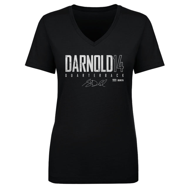 Sam Darnold Women's V-Neck T-Shirt | 500 LEVEL