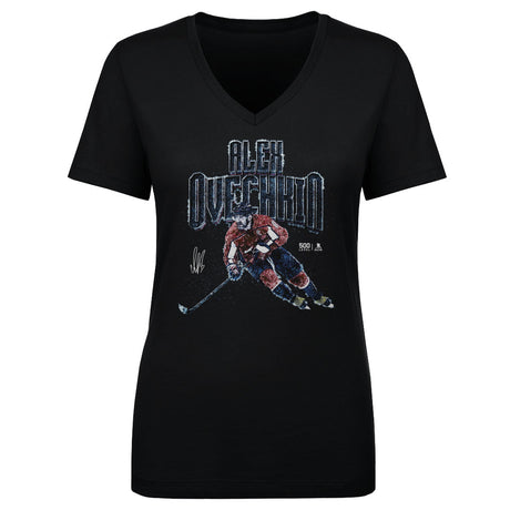 Alex Ovechkin Women's V-Neck T-Shirt | 500 LEVEL