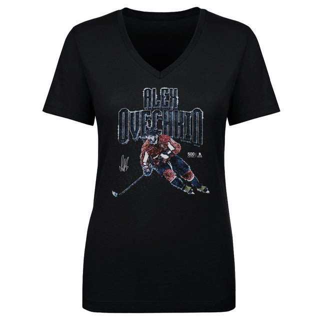 Alex Ovechkin Women's V-Neck T-Shirt | 500 LEVEL