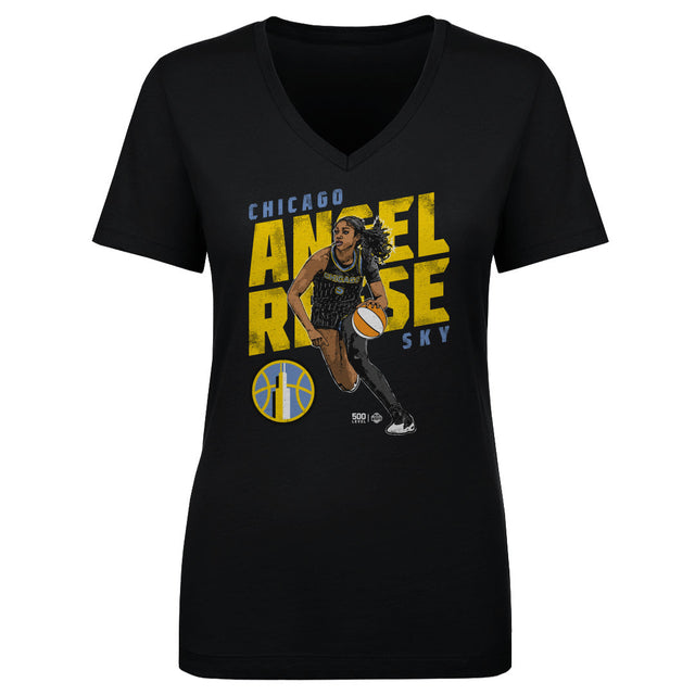 Angel Reese Women's V-Neck T-Shirt | 500 LEVEL