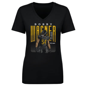 Bobby Wagner Women's V-Neck T-Shirt | 500 LEVEL