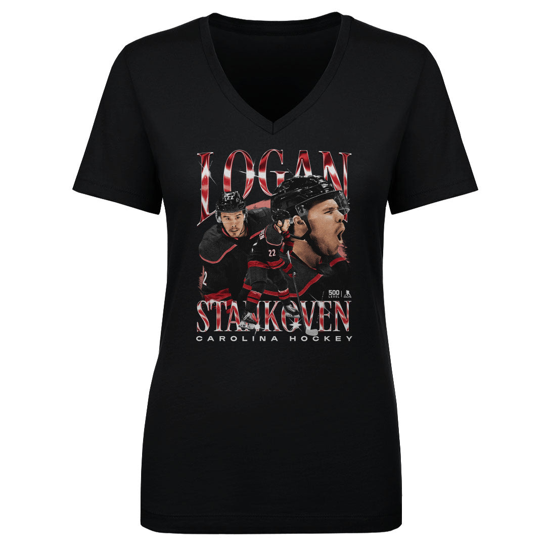 Logan Stankoven Women's V-Neck T-Shirt | 500 LEVEL