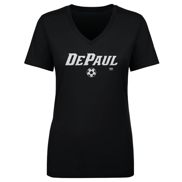 DePaul Blue Demons Women's V-Neck T-Shirt | 500 LEVEL