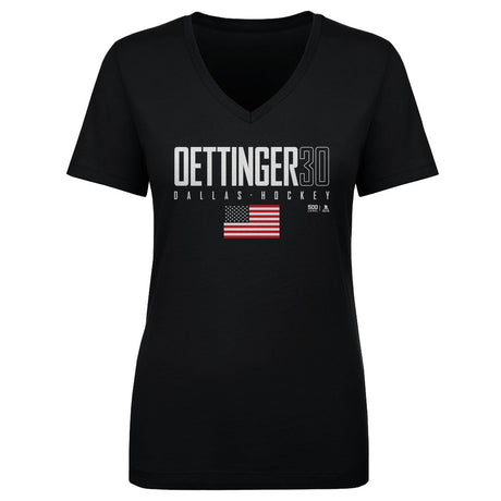 Jake Oettinger Women's V-Neck T-Shirt | 500 LEVEL