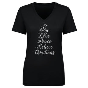 Christmas Women's V-Neck T-Shirt | 500 LEVEL