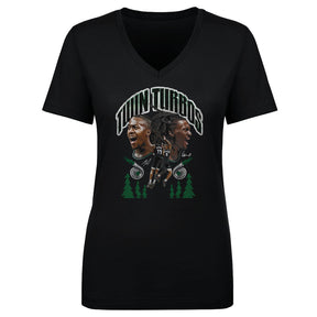 Minnesota Timberwolves Women's V-Neck T-Shirt | 500 LEVEL