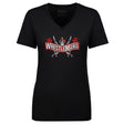 WrestleMania Women's V-Neck T-Shirt | 500 LEVEL