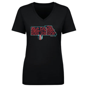 Kansas City Current Women's V-Neck T-Shirt | 500 LEVEL